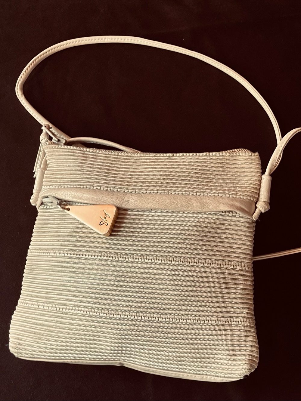 Americana By Sharif Vintage Silk Crossbody Bag